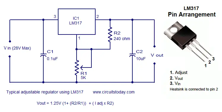 [Imagen: LM317-typical-adjustable-regulator-ckt.png]