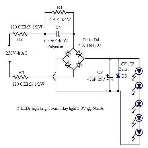 Simple USB Lamp Circuit - DIY Electronic Projects